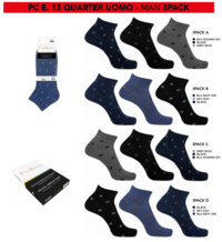 CALZINO CORTO UOMO PCQUARTER Tellini S.r.l. Ingrosso Abbigliamento